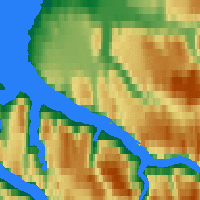 Nächste Vorhersageorte - Pond Inlet - Karte