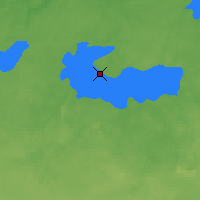 Nächste Vorhersageorte - Island Lake - Karte