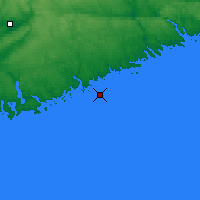 Nächste Vorhersageorte - Beaven Island - Karte