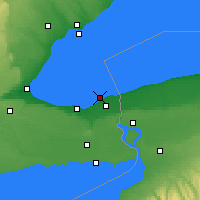 Nächste Vorhersageorte - Port Weller - Karte