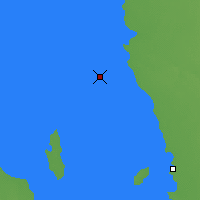 Nächste Vorhersageorte - George Island - Karte