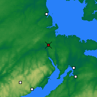 Nächste Vorhersageorte - Moncton - Karte