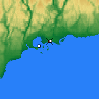 Nächste Vorhersageorte - Sept-Îles Airport - Karte