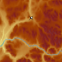 Nächste Vorhersageorte - Dease Lake - Karte