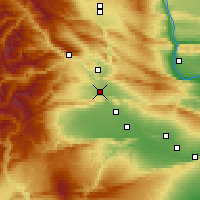 Nächste Vorhersageorte - Yakima - Karte
