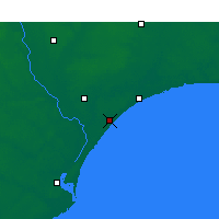 Nächste Vorhersageorte - Myrtle Beach - Karte