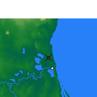 Nächste Vorhersageorte - Tampico - Karte