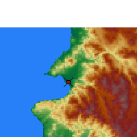 Nächste Vorhersageorte - Puerto Vallarta - Karte