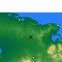 Nächste Vorhersageorte - Holguín - Karte