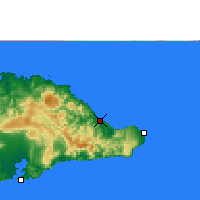Nächste Vorhersageorte - Baracoa - Karte