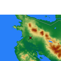 Nächste Vorhersageorte - Liberia - Karte