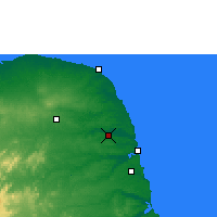 Nächste Vorhersageorte - Ceará-Mirim - Karte