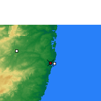 Nächste Vorhersageorte - Recife - Karte
