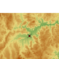 Nächste Vorhersageorte - Araçuaí - Karte