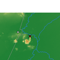 Nächste Vorhersageorte - Corumbá - Karte