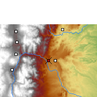 Nächste Vorhersageorte - Pastaza/rio Amaz - Karte