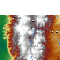 Nächste Vorhersageorte - Riobamba - Karte