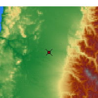 Nächste Vorhersageorte - Chillán - Karte