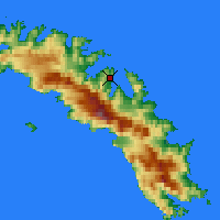 Nächste Vorhersageorte - Grytviken - Karte