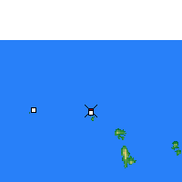 Nächste Vorhersageorte - Bora Bora - Karte