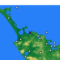 Nächste Vorhersageorte - Mangōnui - Karte