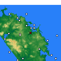 Nächste Vorhersageorte - Kawakawa - Karte