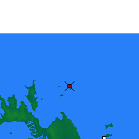 Nächste Vorhersageorte - Mccluer Island - Karte