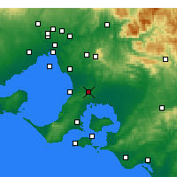 Nächste Vorhersageorte - Cranbourne - Karte