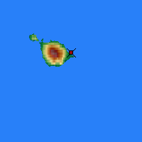 Nächste Vorhersageorte - Heard (Insel) - Karte