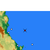 Nächste Vorhersageorte - Norman Reef - Karte
