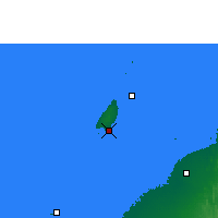Nächste Vorhersageorte - Barrow Island - Karte