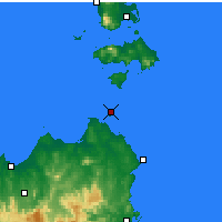 Nächste Vorhersageorte - Swan Island - Karte