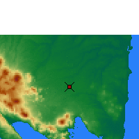 Nächste Vorhersageorte - Bandar Lampung - Karte