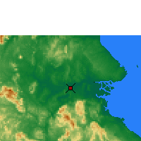 Nächste Vorhersageorte - Tanjung Redep/be - Karte