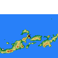 Nächste Vorhersageorte - Larantuka/gewaye - Karte