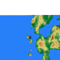 Nächste Vorhersageorte - Ternate - Karte