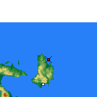 Nächste Vorhersageorte - Catanduanes Radar - Karte