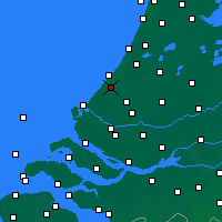 Nächste Vorhersageorte - Den Haag - Karte
