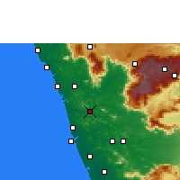 Nächste Vorhersageorte - Malappuram - Karte
