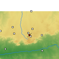 Nächste Vorhersageorte - Mhowgaon - Karte