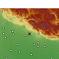 Nächste Vorhersageorte - Nainital - Karte