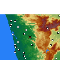 Nächste Vorhersageorte - Thodupuzha - Karte