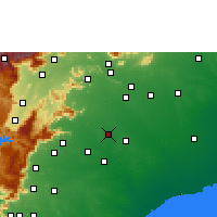 Nächste Vorhersageorte - Virudhunagar - Karte