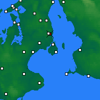 Nächste Vorhersageorte - Gentofte Kommune - Karte