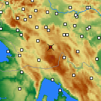 Nächste Vorhersageorte - Loška Dolina - Karte