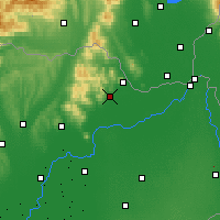 Nächste Vorhersageorte - Sárospatak - Karte