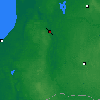 Nächste Vorhersageorte - Kuldīga - Karte