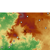 Nächste Vorhersageorte - Bafang - Karte