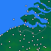 Nächste Vorhersageorte - Middelburg - Karte