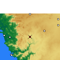 Nächste Vorhersageorte - Dandeli - Karte